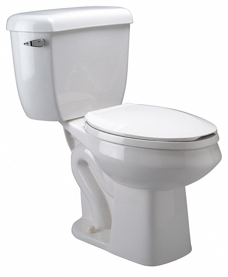 Zurn Single Flush, Left Hand Trip Lever, Two Piece, Tank Toilet, Elongated - Z5560