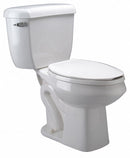 Zurn Single Flush, Left Hand Trip Lever, Two Piece, Tank Toilet, Elongated - Z5570