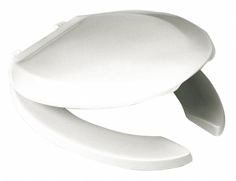 Toto Elongated, Standard Toilet Seat Type, Open Front Type, Includes Cover Yes, White - SC134