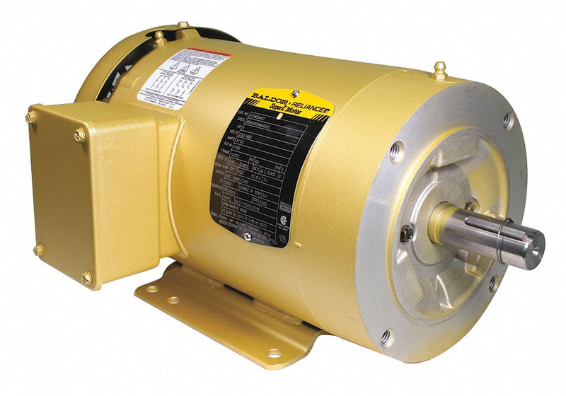 Baldor 1 HP, General Purpose Motor, 3-Phase, 1760 Nameplate RPM, 230/460 Voltage, 143TC Frame - CEM3546T