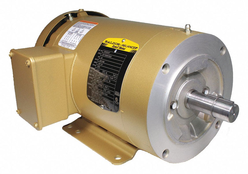 Baldor 1 1/2 HP, General Purpose Motor, 3-Phase, 3500 Nameplate RPM, 230/460 Voltage, 143TC Frame - CEM3550T