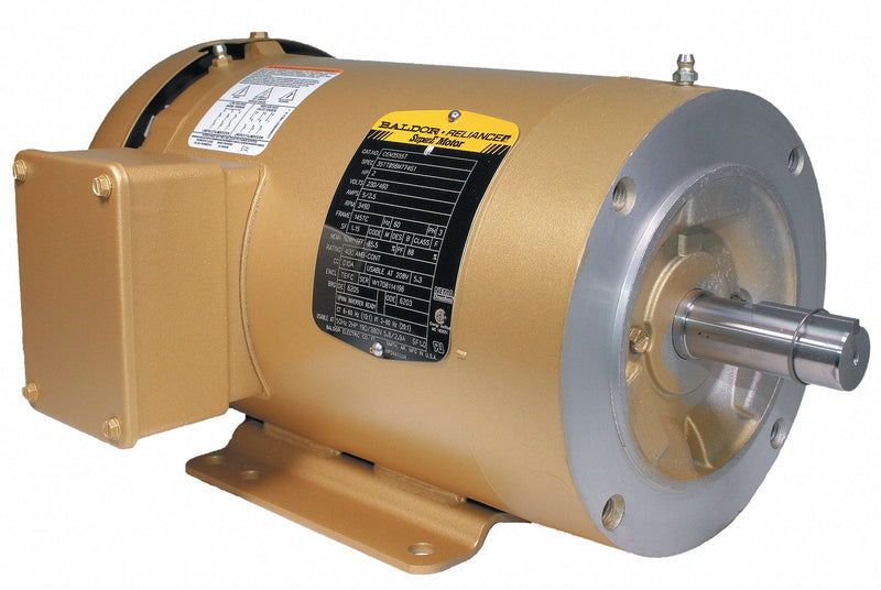 Baldor 2 HP, General Purpose Motor, 3-Phase, 3490 Nameplate RPM, 230/460 Voltage, 145TC Frame - CEM3555T