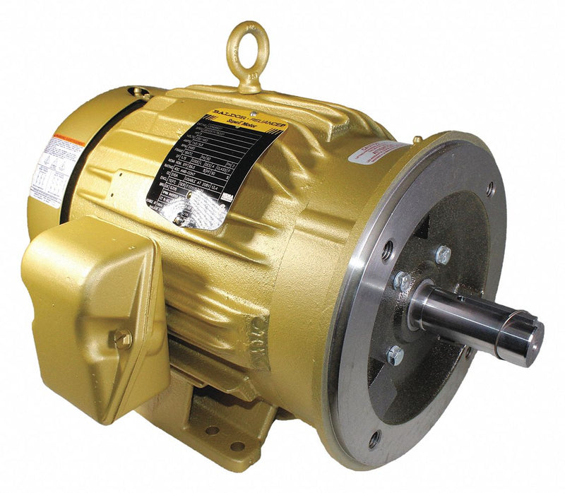 Baldor 2 HP, General Purpose Motor, 3-Phase, 1165 Nameplate RPM, 208-230/460 Voltage, 184TC Frame - CEM3664T