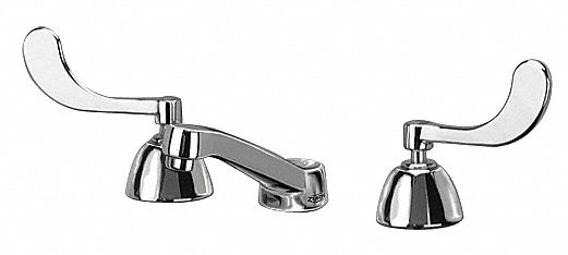 Zurn Chrome, Low Arc, Bathroom Sink Faucet, Manual Faucet Activation, 2.20 gpm - Z831R4-XL