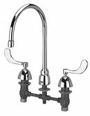 Zurn Chrome, Gooseneck, Kitchen Sink Faucet, Bathroom Sink Faucet, Manual Faucet Activation, 2.20 gpm - Z831C4-XL