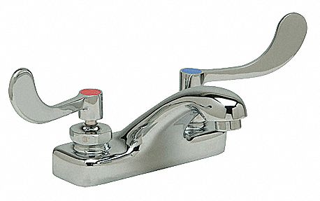 Zurn Chrome, Low Arc, Bathroom Sink Faucet, Manual Faucet Activation, 0.50 gpm - Z81104-XL-3M