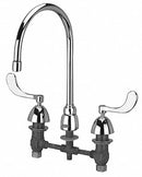 Zurn Chrome, Gooseneck, Kitchen Sink Faucet, Bathroom Sink Faucet, Manual Faucet Activation, 2.20 gpm - Z831C4-XL-FC