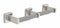 Franklin Toilet Paper Holder, Franklin Brass(R), Triple Post, (2) Rolls, Polished - 5507B