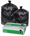 Tough Guy Trash Bag, 45 gal., LLDPE, Coreless Roll, Black, PK 100 - 29WK94