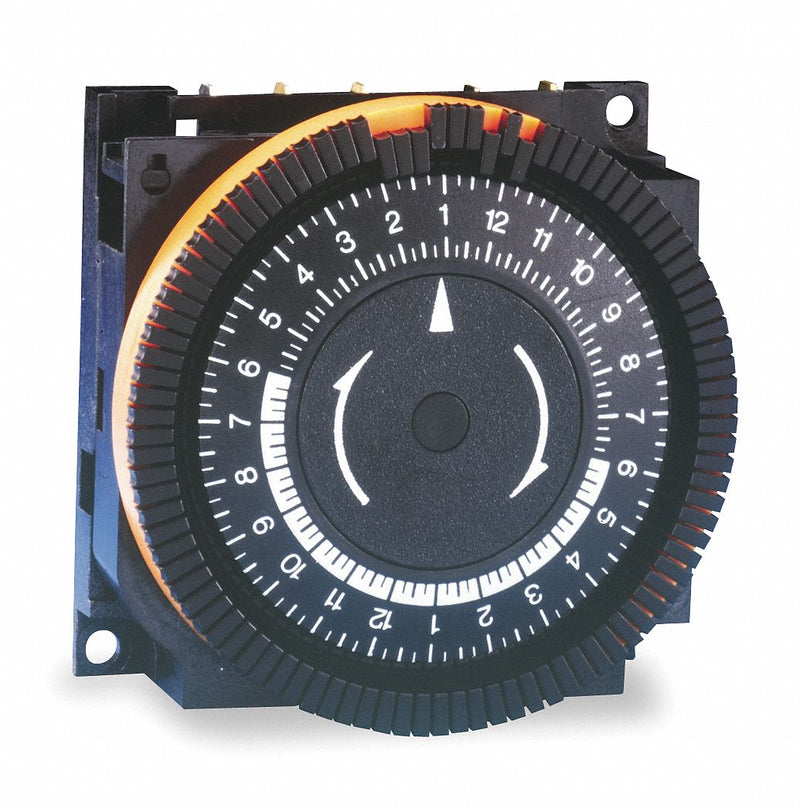 Borg Electromechanical Timer, 120V AC Voltage, 20 A Amps, Steel Indoor, 23-1/2 hr Max. Time Setting - TA-4150
