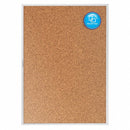 Quartet Push-Pin Bulletin Board, Cork, 48 inH x 72 inW, Brown - 2307