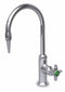 Watersaver Gooseneck Laboratory Faucet, Cross Faucet Handle Type, 2.20 gpm, Chrome - L614