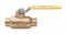 Apollo Ball Valve, Bronze, Inline, 2-Piece, Pipe Size 1/2 in, Tube Size 1/2 in - 7020301