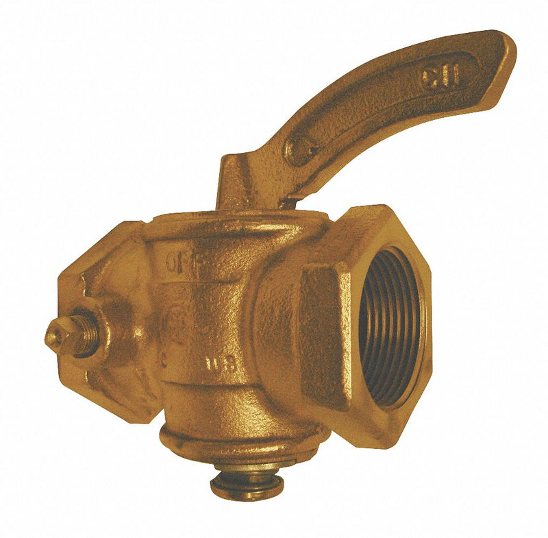 Apollo 0.5 psig Gas Cock, FNPT x FNPT Connection Type, 1 in x 1 in Pipe Size - 5040302