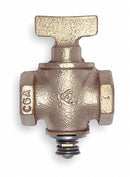 Apollo 0.5 psig Gas Cock, FNPT x FNPT Connection Type, 1/4 in x 1/4 in Pipe Size - 5110301
