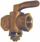 Apollo 125 psig Gas Cock, FNPT x FNPT Connection Type, 1 in x 1 in Pipe Size - 5240501