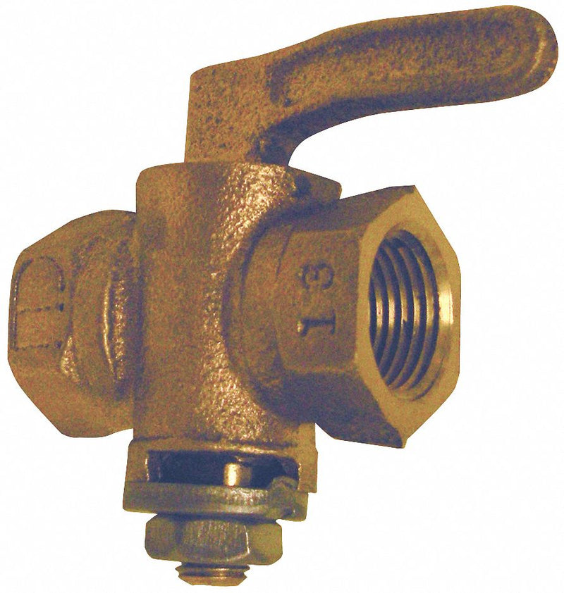 Apollo 125 psig Gas Cock, FNPT x FNPT Connection Type, 1/2 in x 1/2 in Pipe Size - 5240301