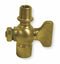 Apollo 1/8" Tee Air Cock, MNPT x FNPT, 200 psig Max. Pressure, Nut Bottom Type - 4140004