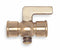 Apollo 1/4" Lever Air Cock, FNPT x FNPT, 80 psig Max. Pressure, Spring Bottom Type - 4144001