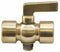 Apollo 3/8" Lever Air Cock, FNPT x FNPT, 80 psig Max. Pressure, Spring Bottom Type - 4145001
