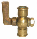 Apollo 1/4" Lever Air Cock, FNPT x FNPT, 200 psig Max. Pressure, Nut Bottom Type - 4144004
