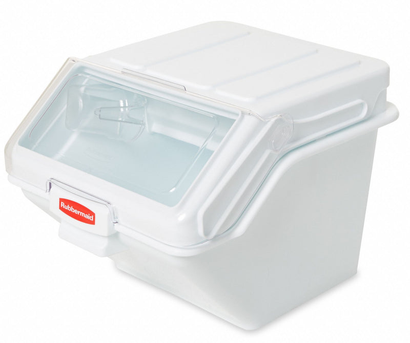 Rubbermaid 23 1/2 in" x 19 1/8 in" x 16 7/8 in" Structural Web Bulk Storage Bin, White - FG9G5800WHT