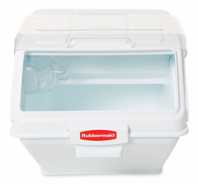 Rubbermaid 23 1/2 in" x 19 1/8 in" x 16 7/8 in" Structural Web Bulk Storage Bin, White - FG9G5800WHT