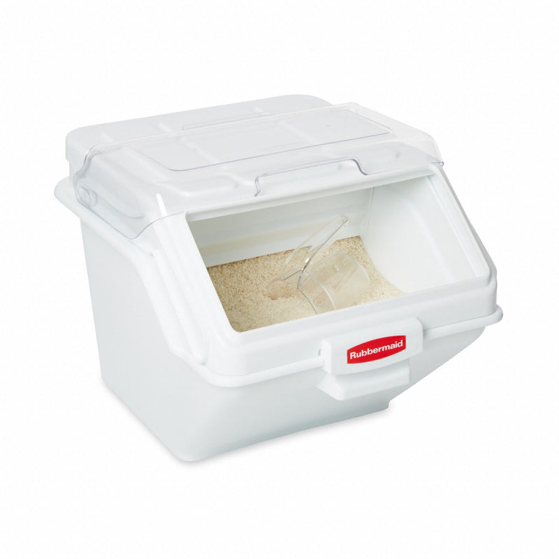 Rubbermaid 23 1/2 in" x 19 1/8 in" x 16 7/8 in" Structural Web Bulk Storage Bin, White - FG9G5800WHT