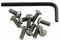 Acorn Tamper Resistant Screws, Fits Brand Acorn, For Use with Series Acorn, Toilets, Prison Toilets - 0112-002-001