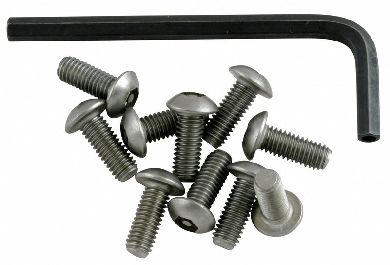 Acorn Tamper Resistant Screws, Fits Brand Acorn, For Use with Series Acorn, Toilets, Prison Toilets - 0112-002-001