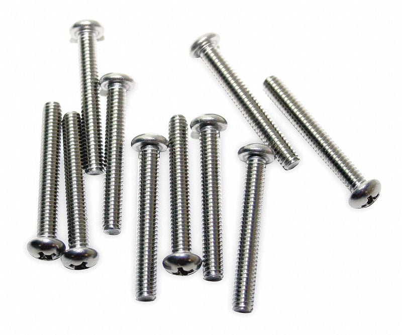 Acorn Phillips Round Head Screws, Fits Brand Acorn, For Use with Series Acorn, Toilets, Prison Toilets - 0116-012-001