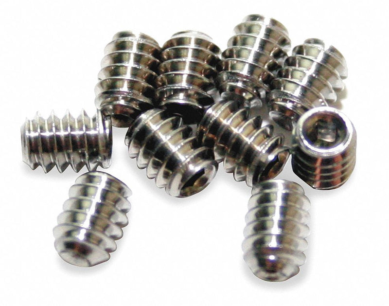 Acorn Hex Head Set Screws, For Use With Shower Heads, PK 10 - 0181-011-001