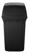 Rubbermaid 35 gal Square Trash Can, Plastic, Black - FG843088BLA