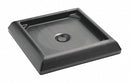 Rubbermaid Weighted Base, 6 in Height, 24 1/2 in Width/Diameter, 24 1/2 in Length, Black - FG917700BLA