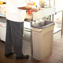 Rubbermaid 23 gal Rectangular Trash Can, Plastic, Beige - FG354060BEIG