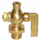 Apollo 1/4" Lever Air Cock, MNPT Hexagon Shoulder x Straight Nose, 200 psig Max. Pressure, Nut Bottom Type - 4166004