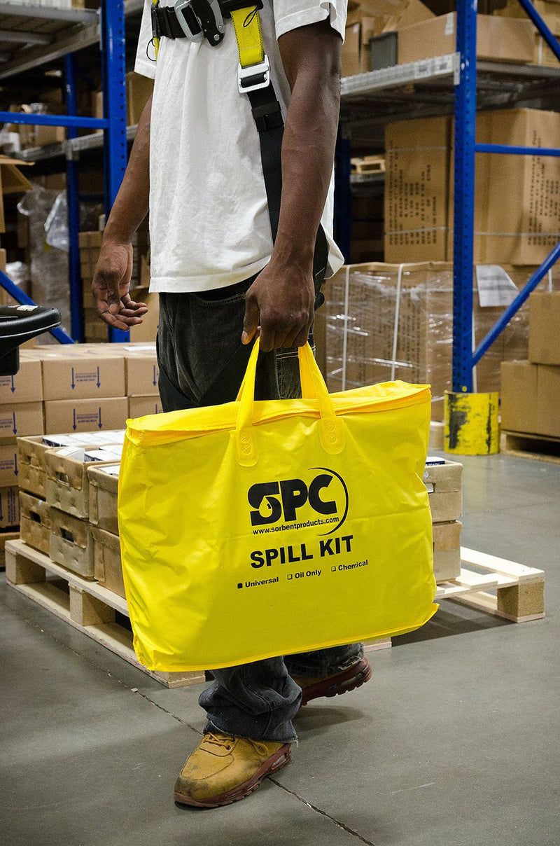 Brady Spill Kit/Station, Bag, Oil-Based Liquids, 5 gal - SKO-PP