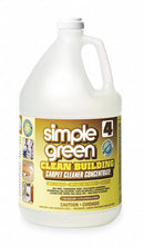 Simple Green Carpet Cleaner, 1 gal., Bottle, 1:10 to 1:21, 6.85 to 7.2 pH, PK 2 - 1210000211201