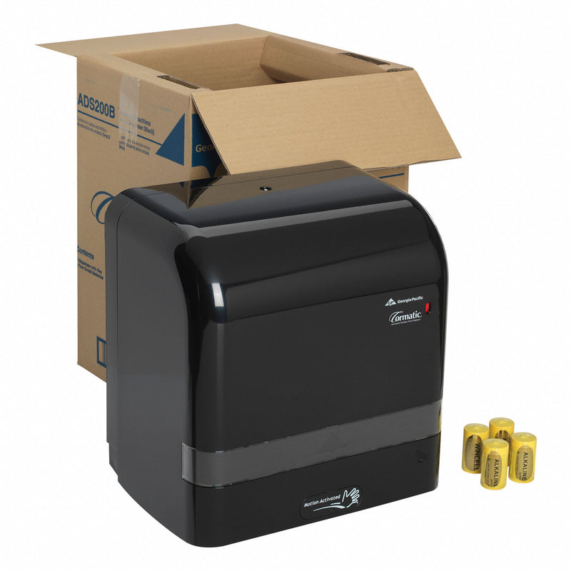 Georgia-Pacific Paper Towel Dispenser, Cormatic(R), Black, (1