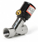 ASCO Stainless Steel Angle Body Piston Valve, 2-Way/2-Position Valve Design, Normally Closed - 8290A791