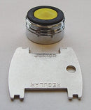 Chicago Faucets Aerated Outlet, Fits Brand Chicago Faucets, Chrome, Brass - E12VPJKABCP
