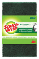 Scotch-Brite 6 in x 3 7/8 in Synthetic Fiber Scouring Pad, Green, 24PK - 220