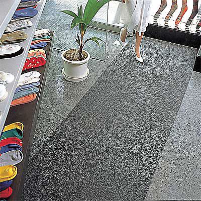 Nomad Indoor/Outdoor Entrance Runner, 20 ft L, 3 ft W, 1/2 in Thick, Rectangle, Slate Gray - 6050