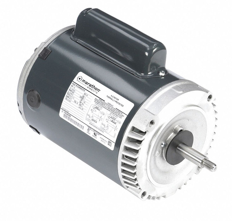 Marathon Motors 1 1/2 HP Jet Pump Motor, Capacitor-Start, 3450 Nameplate RPM, 115/230 Voltage, 56J Frame - 5KC49NN2167X