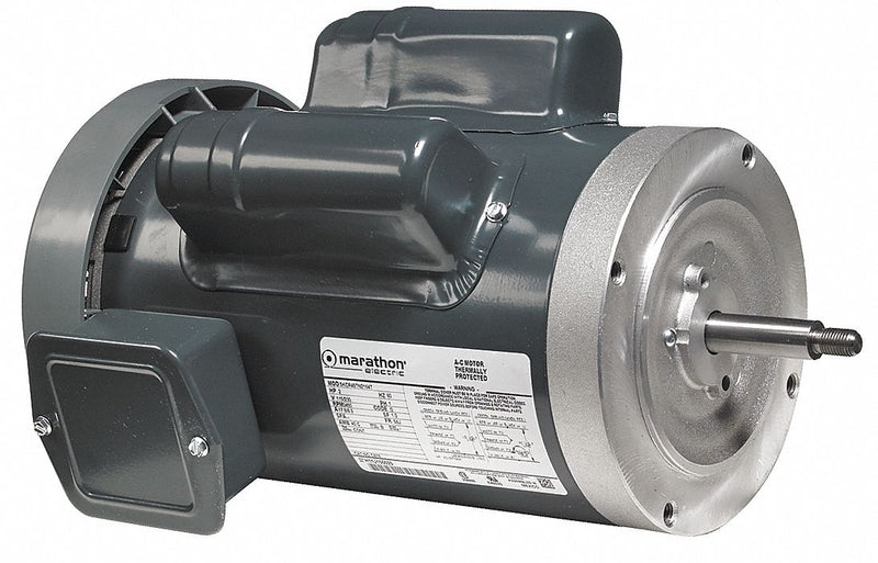 Marathon Motors 2 HP Jet Pump Motor, Capacitor-Start, 3450 Nameplate RPM, 115/230 Voltage, 56J Frame - 5KCR49TN2164T