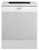 Rubbermaid 22 1/2 gal Rectangular Fire-Resistant Trash Can, Metal, Silver - FGSR18SSPL