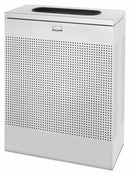Rubbermaid 22 1/2 gal Rectangular Fire-Resistant Trash Can, Metal, Silver - FGSR18EPLSM