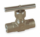Parker Needle Valve, Straight, 316 SS, 1/2 In, FNPT - 8F-V12LN-SS