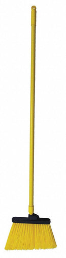 Tough Guy Synthetic Angle Broom, 12" Sweep Face - 2KU15