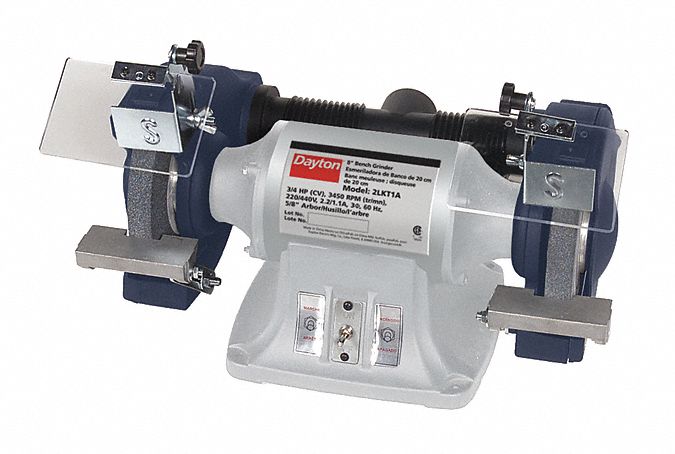 Dayton Bench Grinder, For Max. Wheel Dia. 8 in, For Max. Wheel Thickness 3/4 in - 2LKT1
